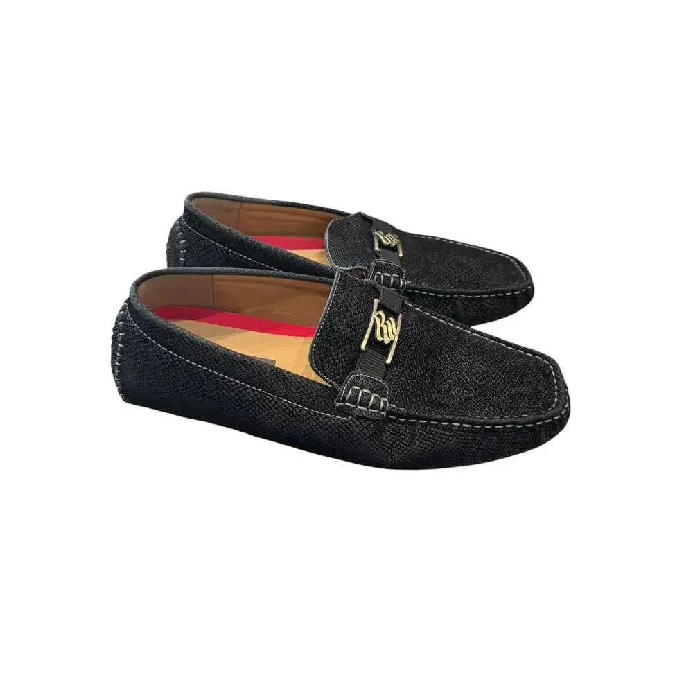 Rocawear Dwight Comfort Classic Black Driving Loafers Men’s 9 EU 42